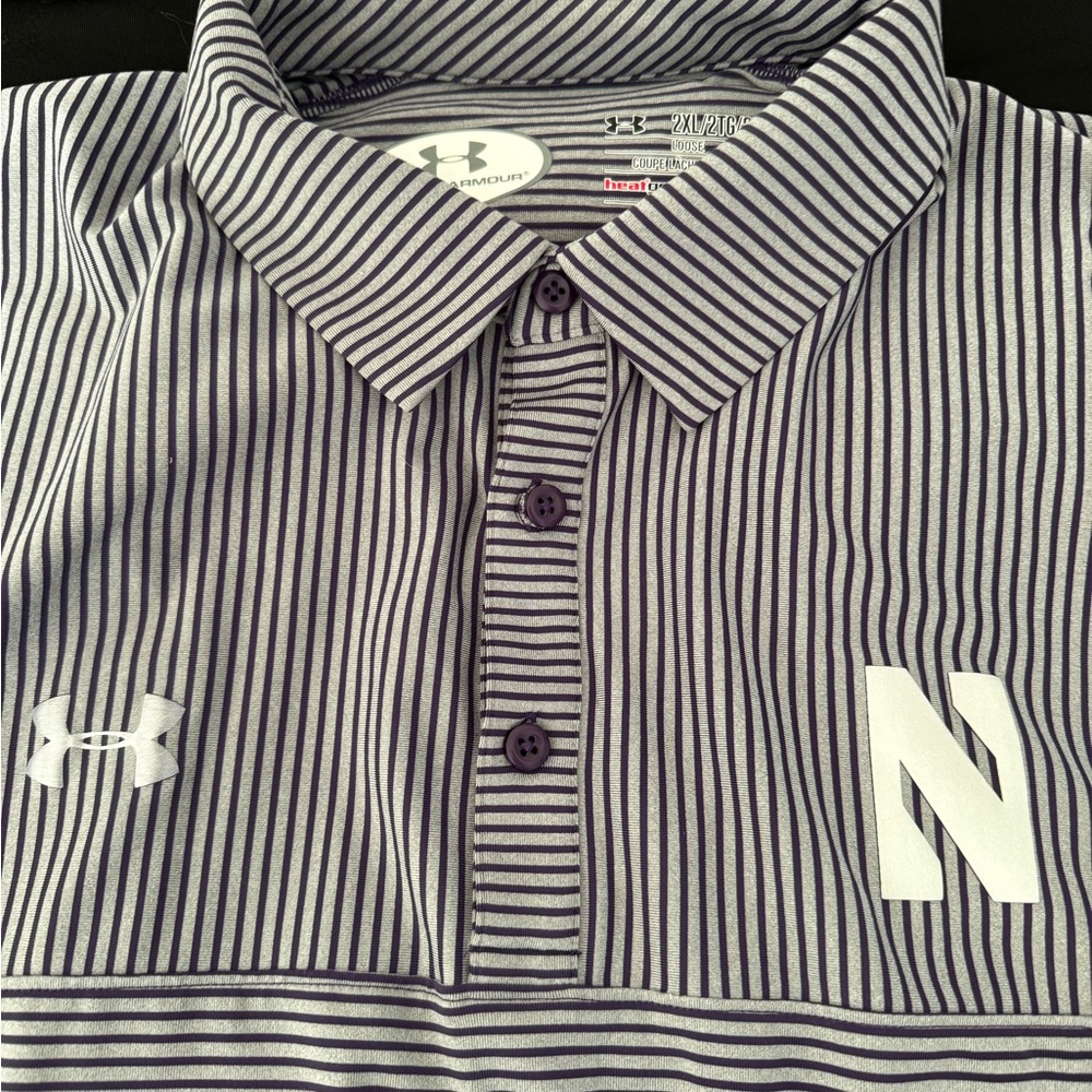 Under Armour Northwestern Polo football team issued! XXL. Like new condition